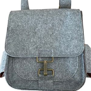 Scout by Petunia Picklebottom. Messenger Diaper bag. Gray